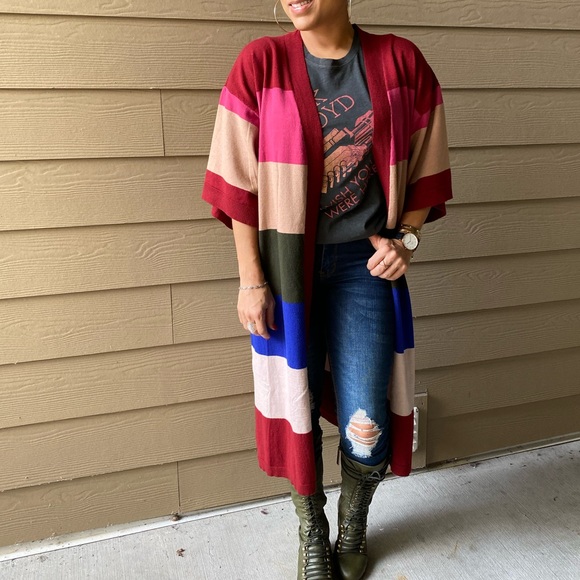 AKIRA Sweaters - Colorblock cardigan, AKIRA, New!!